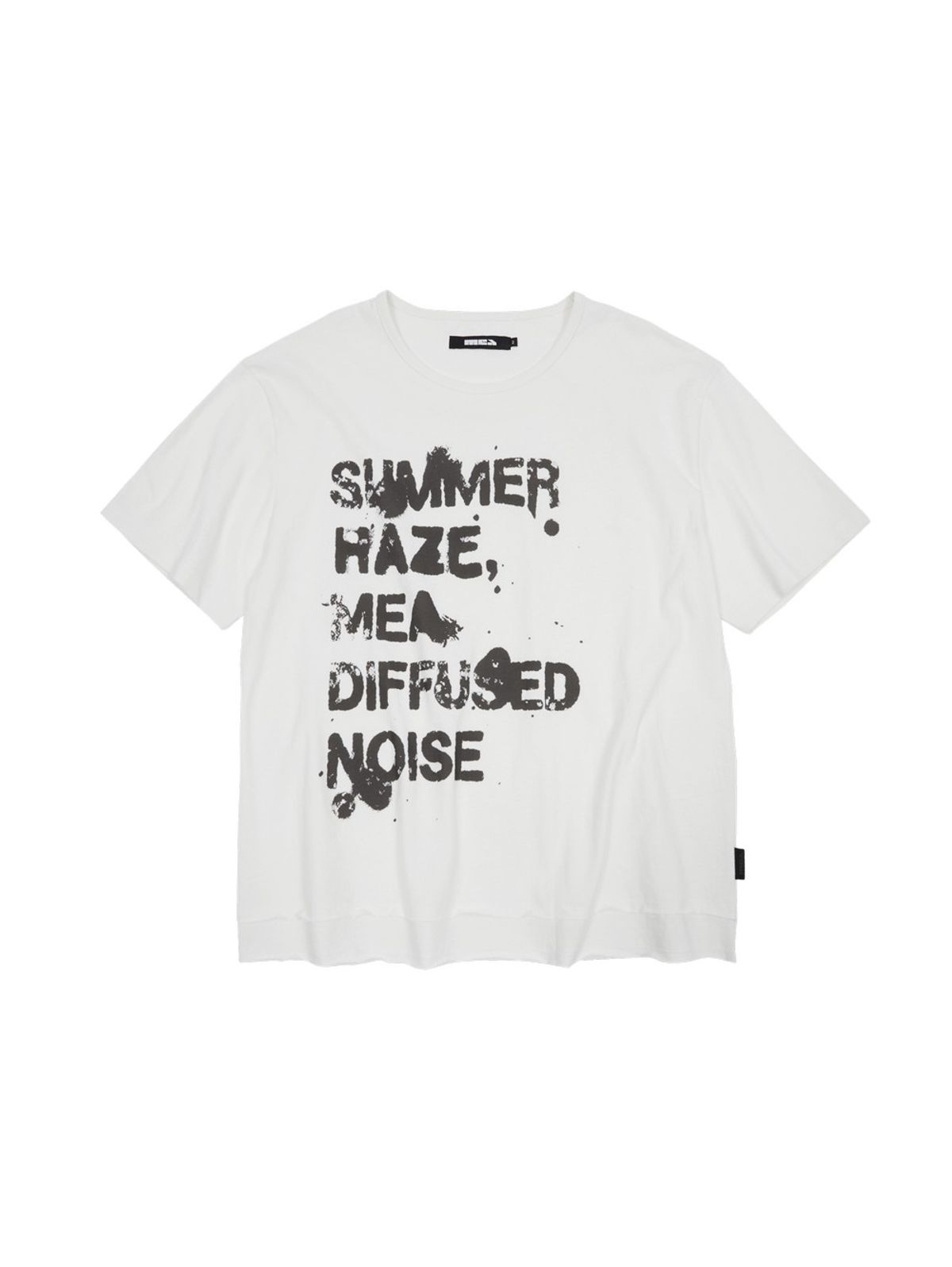 메아(MEA) SUMMER HAZE LAYERED T-SHIRT [WHITE]
