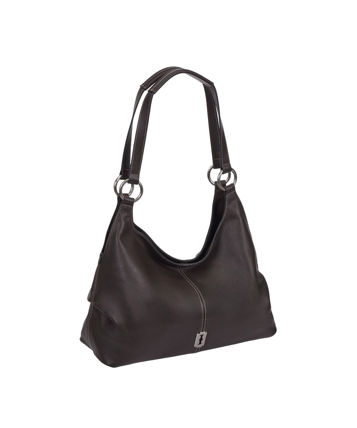 분크(VUNQUE) Halfmoon Attache Two Handle Shoulder (하프문 아타쉬 투 핸들 숄더 미듐) Dark Brown