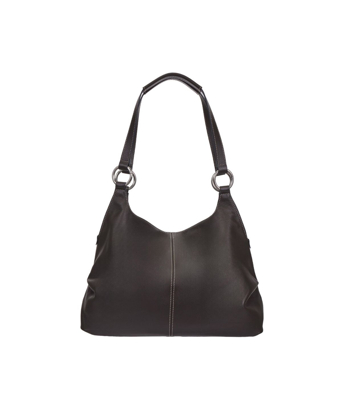 분크(VUNQUE) Halfmoon Attache Two Handle Shoulder (하프문 아타쉬 투 핸들 숄더 미듐) Dark Brown