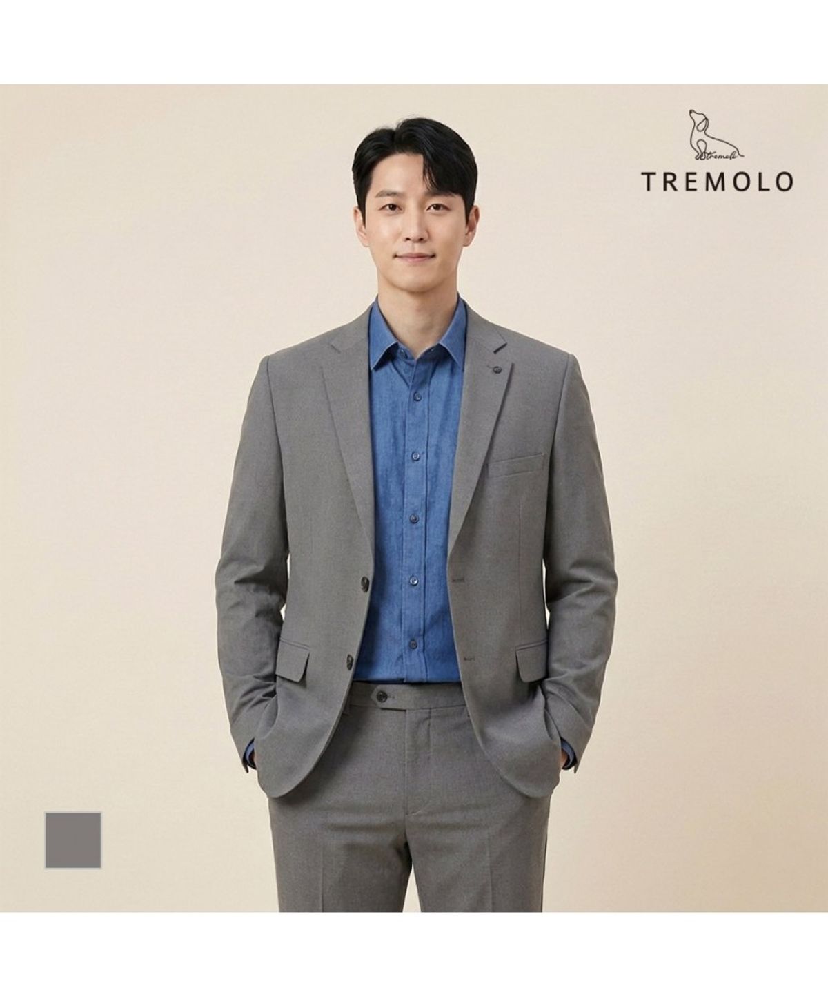 트레몰로(TREMOLO) 파워모션 브라운 자켓_TGRGAYSC131