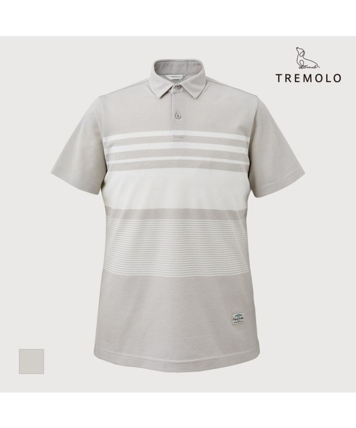 트레몰로(TREMOLO) Y에리 패턴물 반팔 티셔츠_TRHAS5M2361
