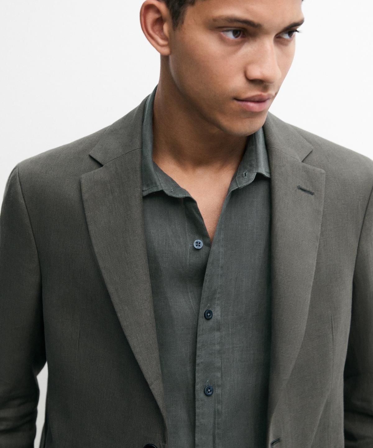 마시모두띠(MASSIMO DUTTI) 린넨 수트 블레이저