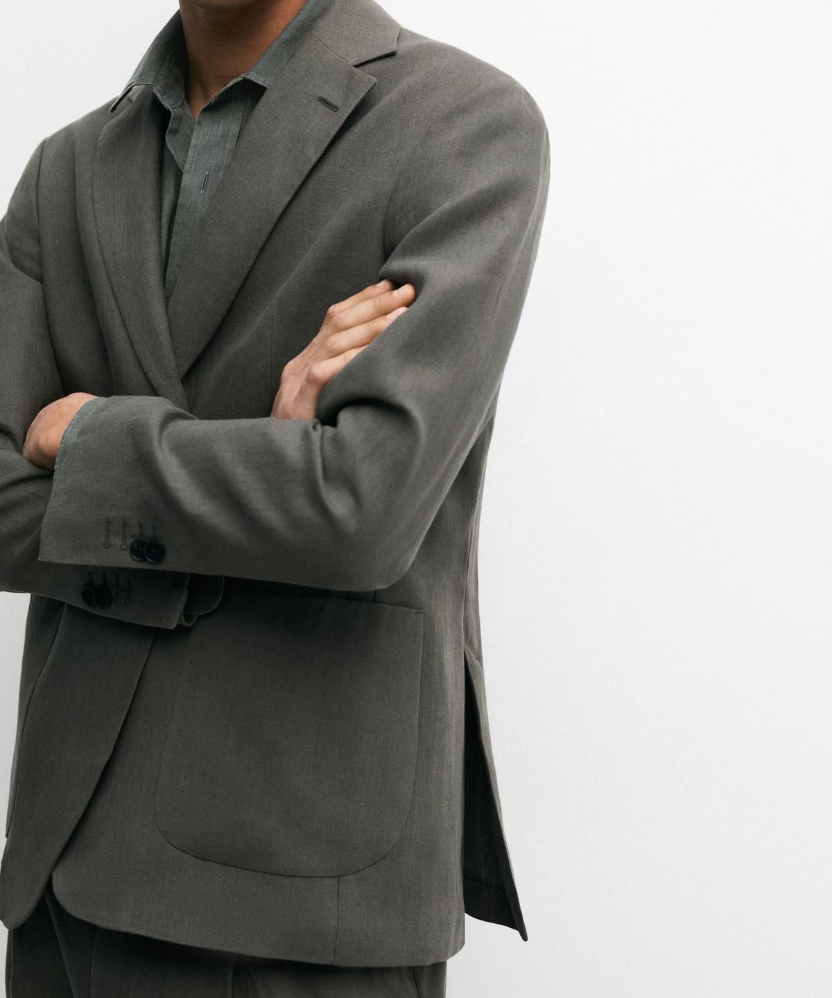 마시모두띠(MASSIMO DUTTI) 린넨 수트 블레이저