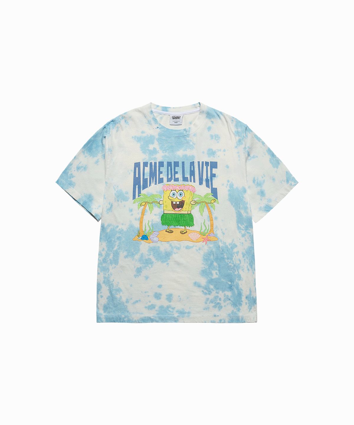 아크메드라비(ACME DE LA VIE) HULA DANCE SPONGEBOB SHORT SLEEVE T-SHIRT