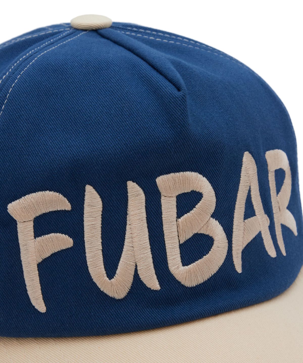 윤 애(YOON AE) FUBAR 5panel ball cap (Navy)