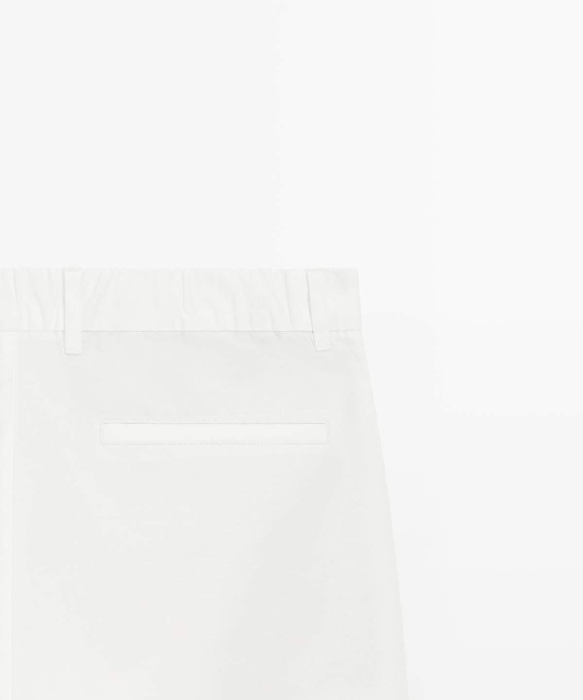 마시모두띠(MASSIMO DUTTI) 코튼 린넨 포플린 배럴핏 팬츠