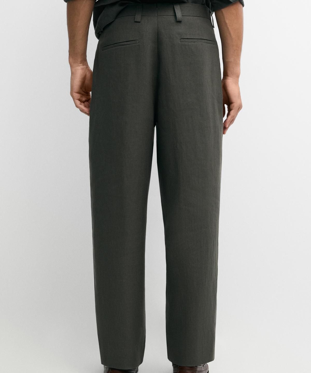 마시모두띠(MASSIMO DUTTI) 리넨 수트 팬츠