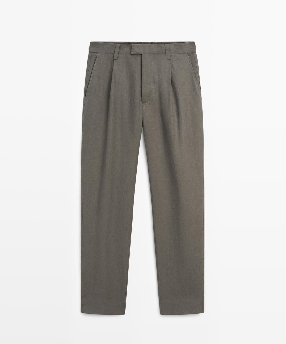 마시모두띠(MASSIMO DUTTI) 리넨 수트 팬츠