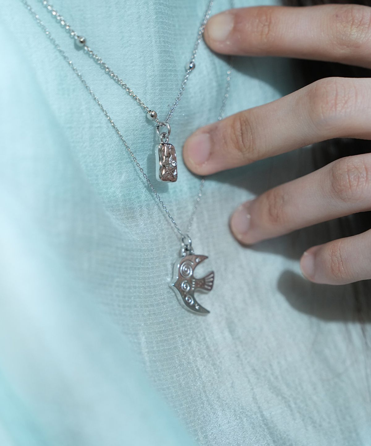 보호 리베리튜드(BOHO LIBERTUDE) 루미 버드 네크리스