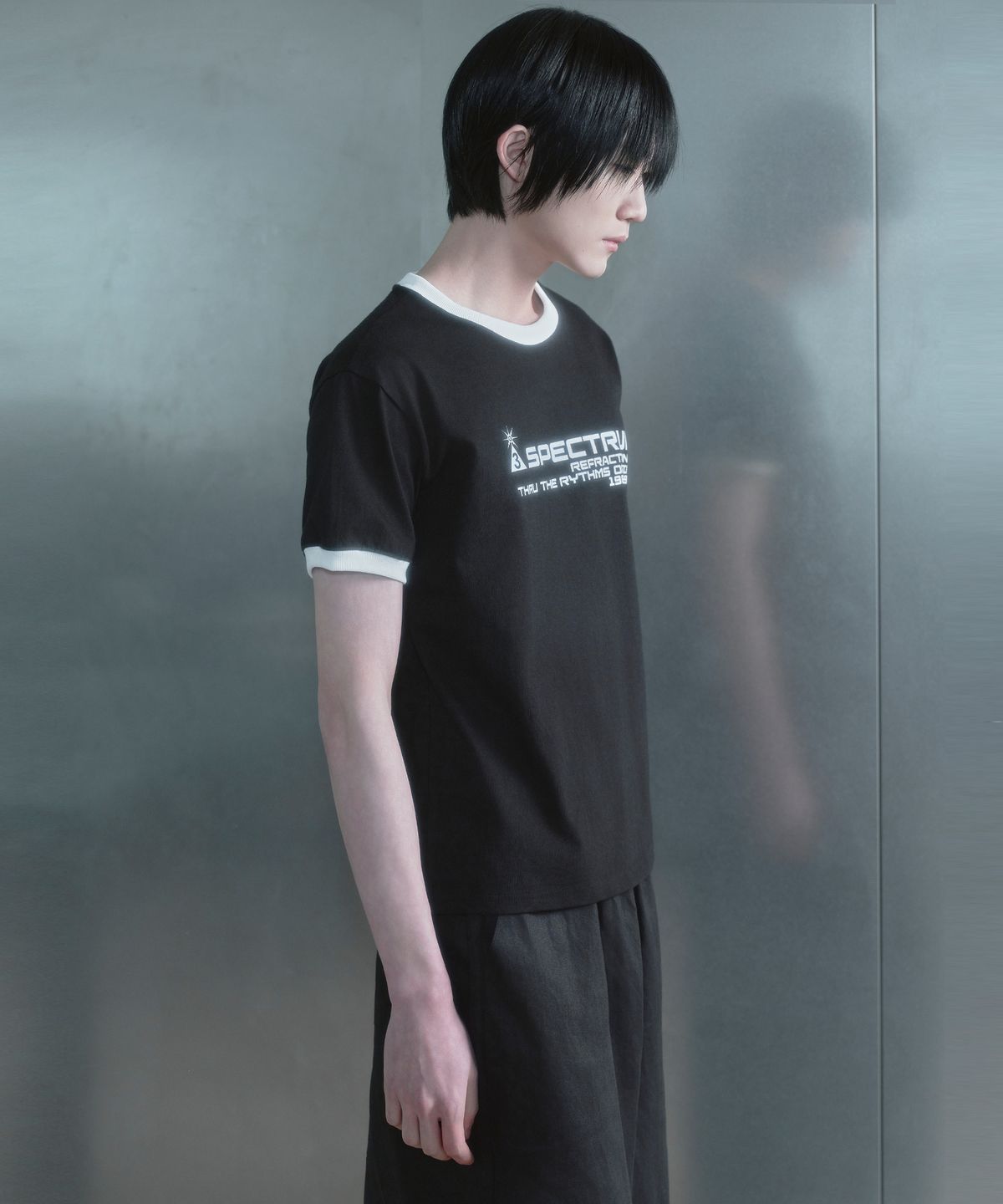 키류(KIRYU) SPECTRUM RINGER T-SHIRT_BLACK
