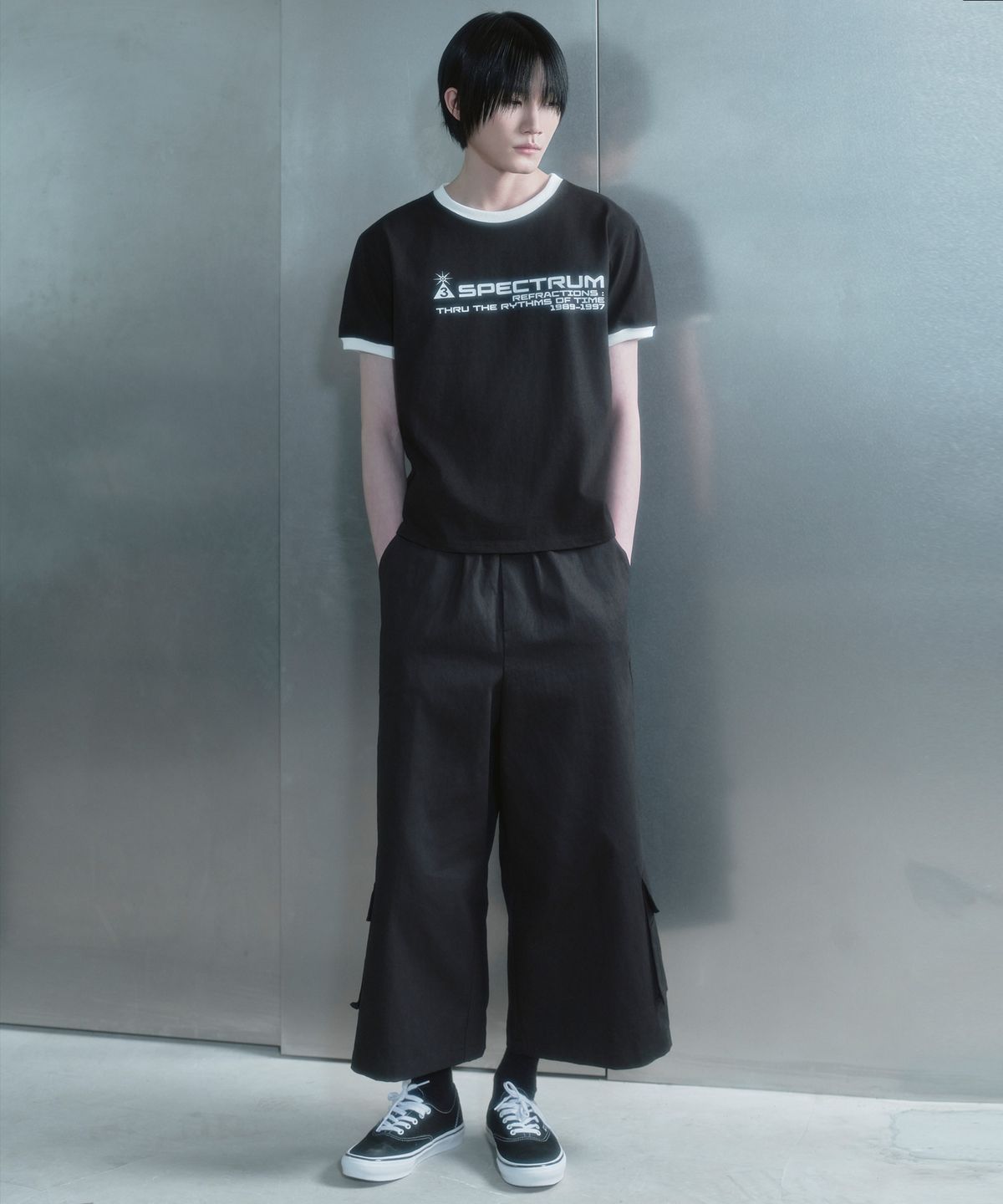키류(KIRYU) SPECTRUM RINGER T-SHIRT_BLACK