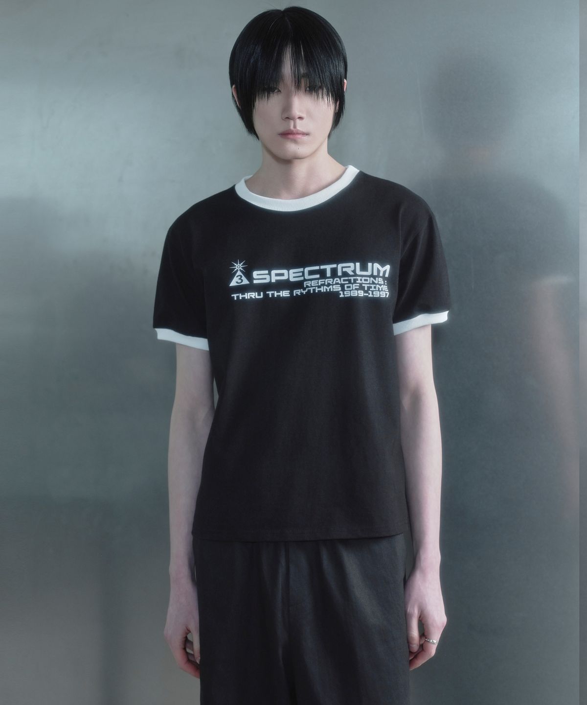 키류(KIRYU) SPECTRUM RINGER T-SHIRT_BLACK