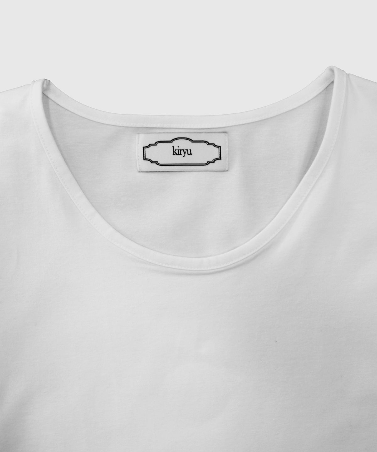 키류(KIRYU) U NECK T-SHIRT_WHITE