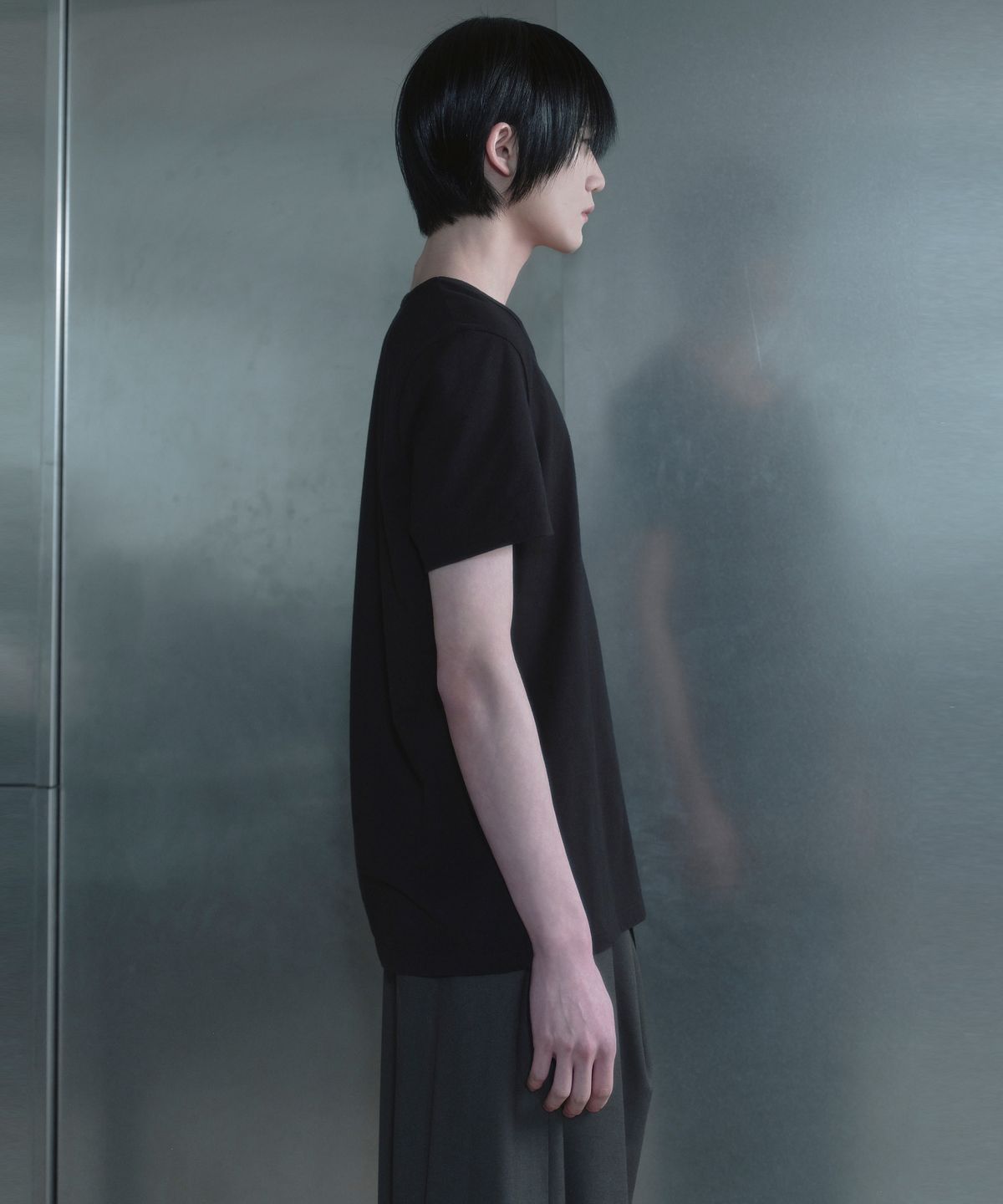 키류(KIRYU) U NECK T-SHIRT_BLACK