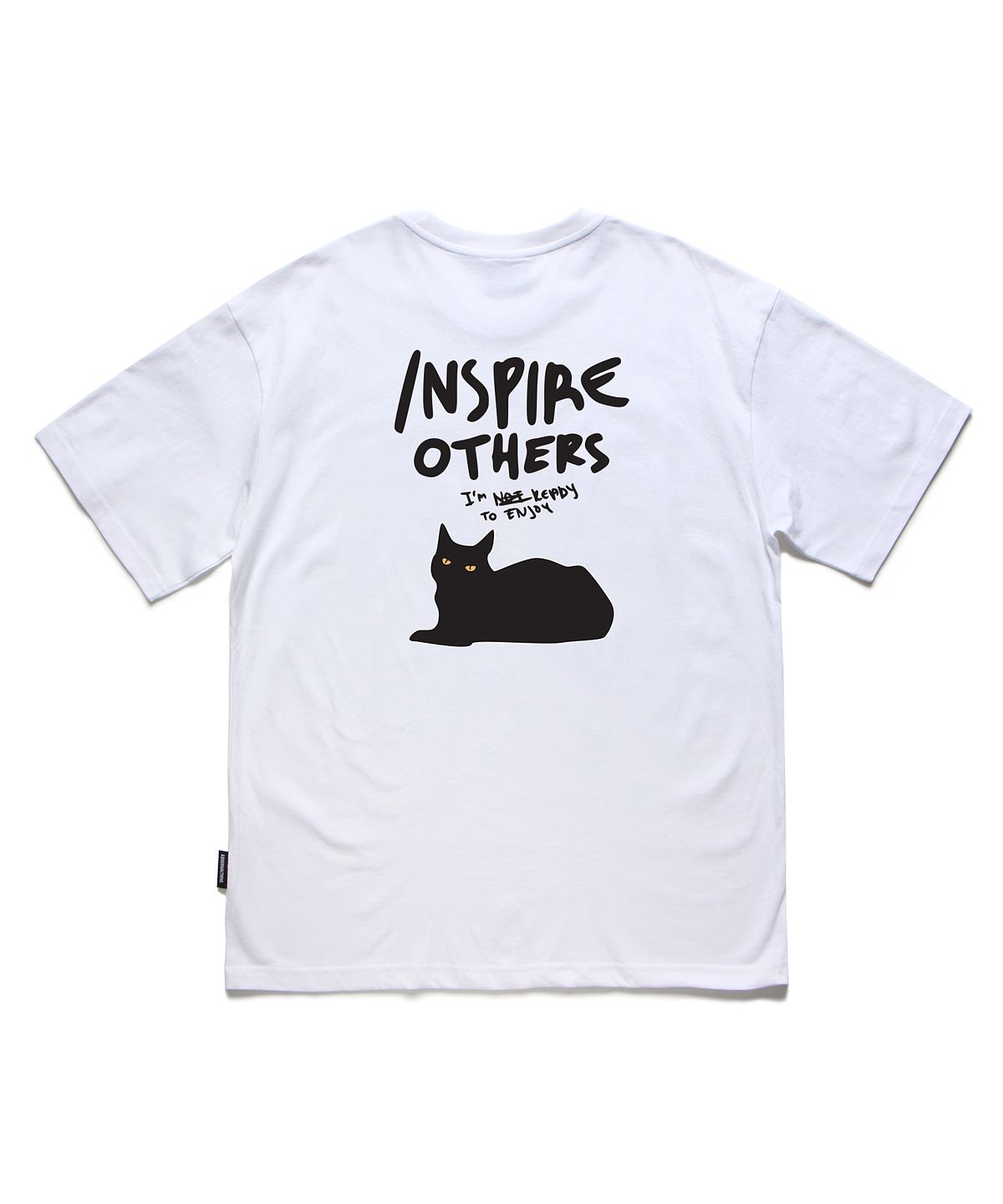 앱놀머씽(ABNORMALTHING) 인스파이어 오버핏 티셔츠 화이트 (INSPIRE T-SHIRT WHITE)