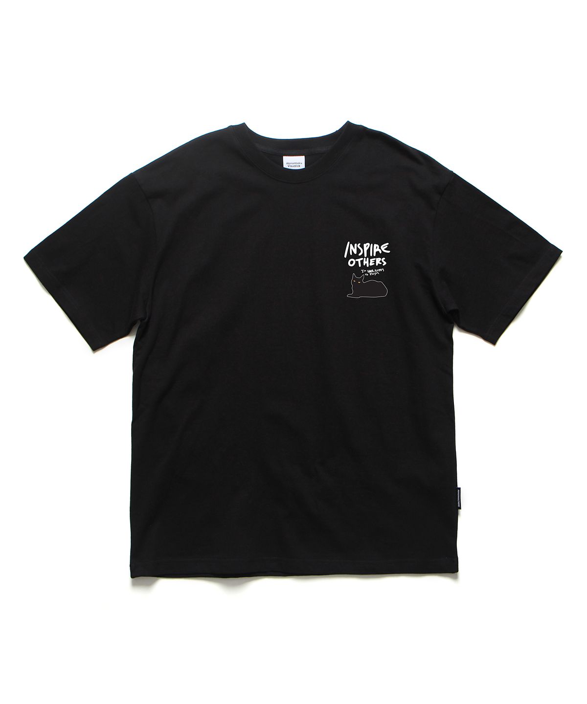 앱놀머씽(ABNORMALTHING) 인스파이어 오버핏 티셔츠 화이트 (INSPIRE T-SHIRT WHITE)