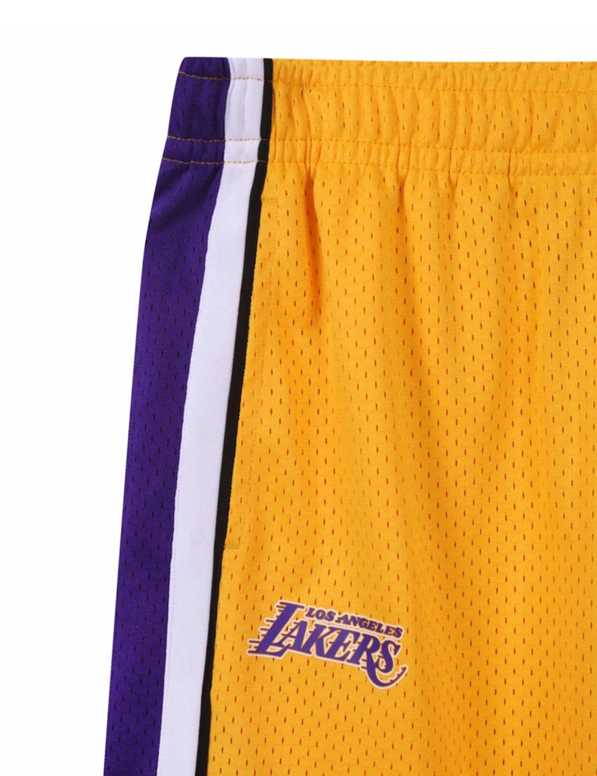 엔비에이(NBA) 어센틱 유니폼 하프 메쉬 팬츠 옐로우