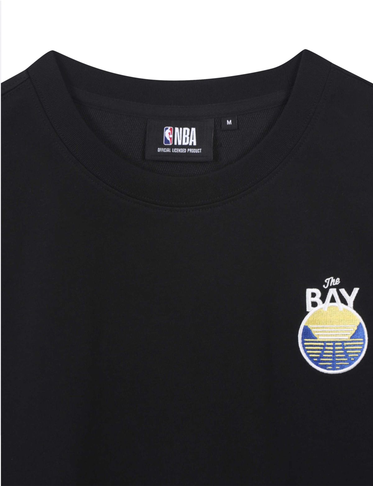 엔비에이(NBA) 팀 레터링 백 메쉬 슬리브리스 블랙