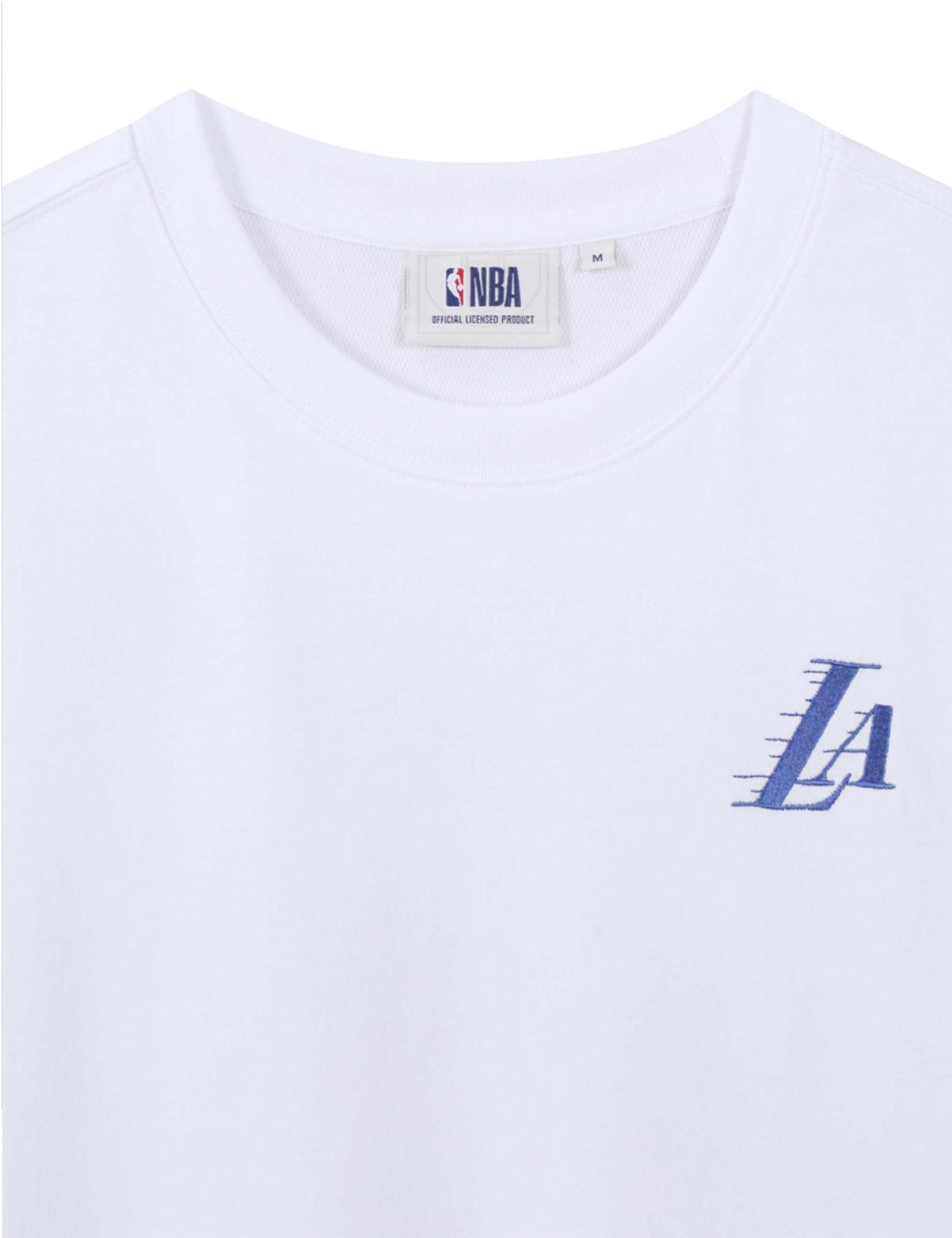 엔비에이(NBA) 팀 레터링 백 메쉬 슬리브리스 화이트
