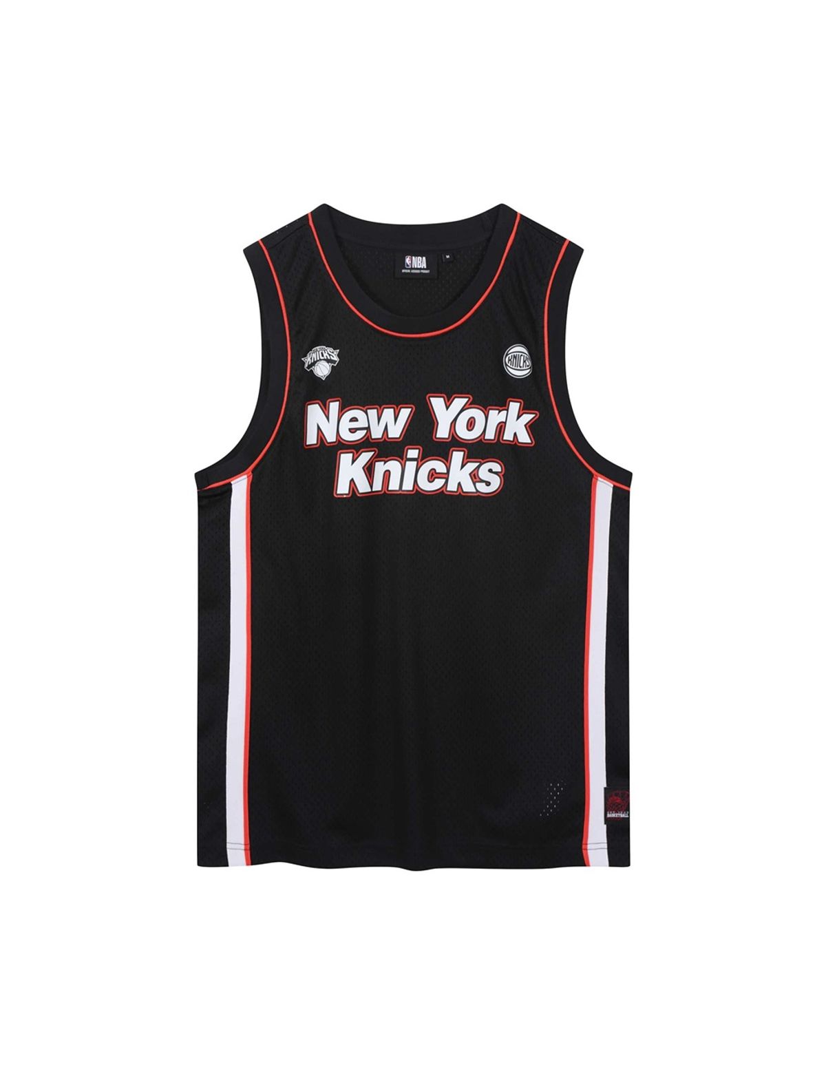 엔비에이(NBA) 어센틱 농구 유니폼 메쉬 슬리브리스 블랙