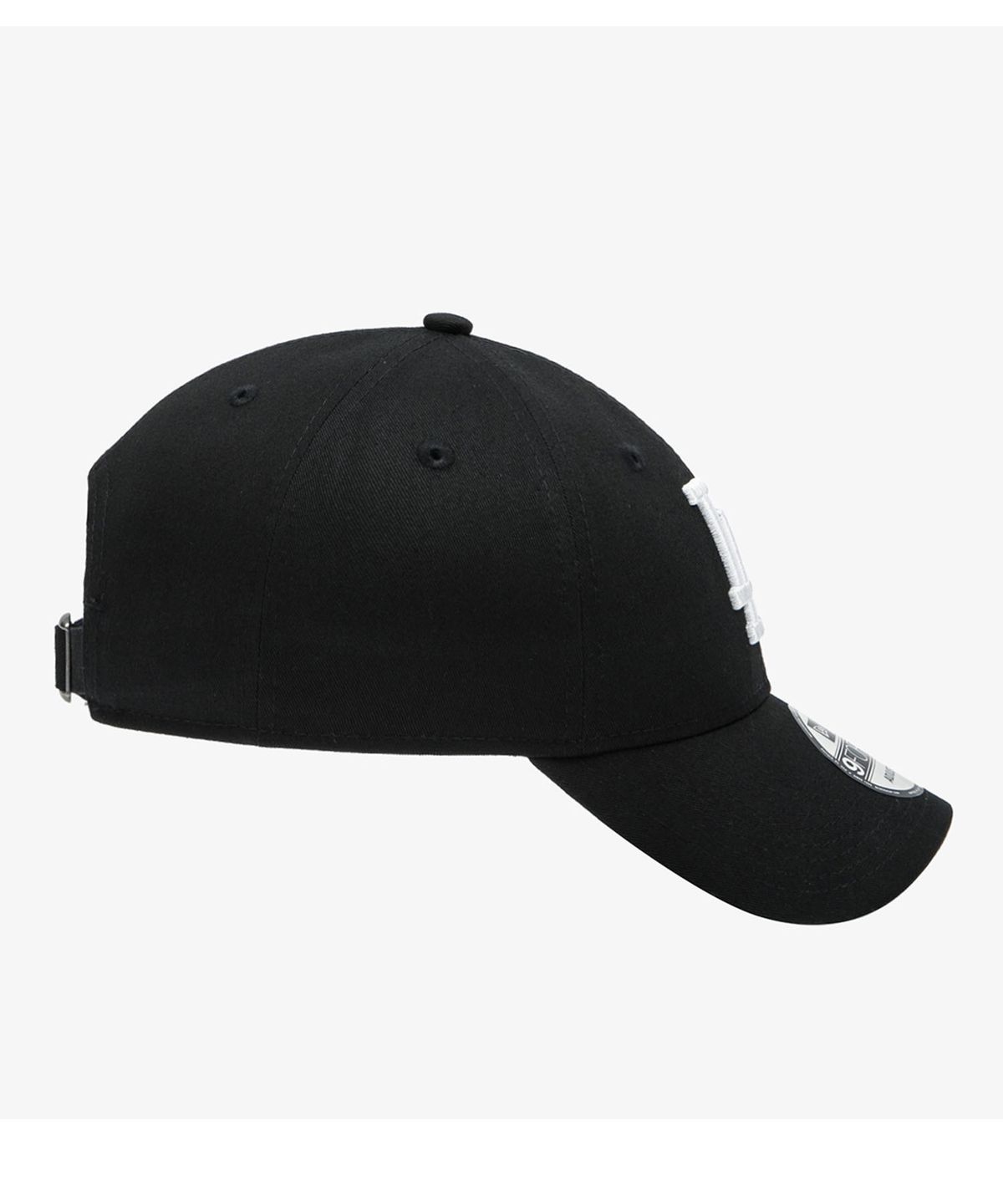 뉴에라(NEW ERA) MLB 화이트 온 블랙 LA 다저스 언스트럭쳐 볼캡 블랙