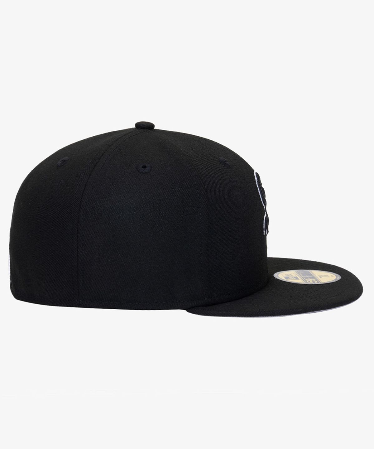 뉴에라(NEW ERA) MLB 시카고 화이트삭스 베이직 아웃라인 피티드캡 블랙