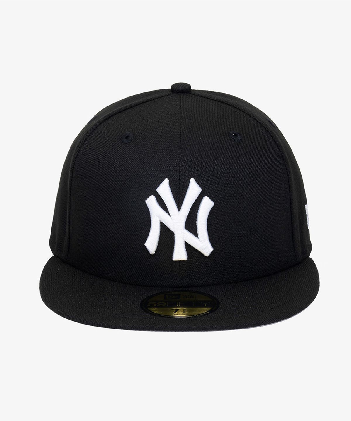 뉴에라(NEW ERA) MLB 뉴욕 양키스 베이직 피티드캡 블랙/화이트
