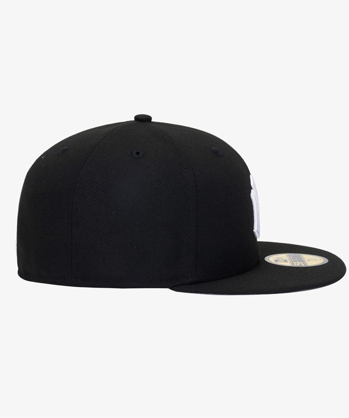 뉴에라(NEW ERA) MLB 뉴욕 양키스 베이직 피티드캡 블랙/화이트