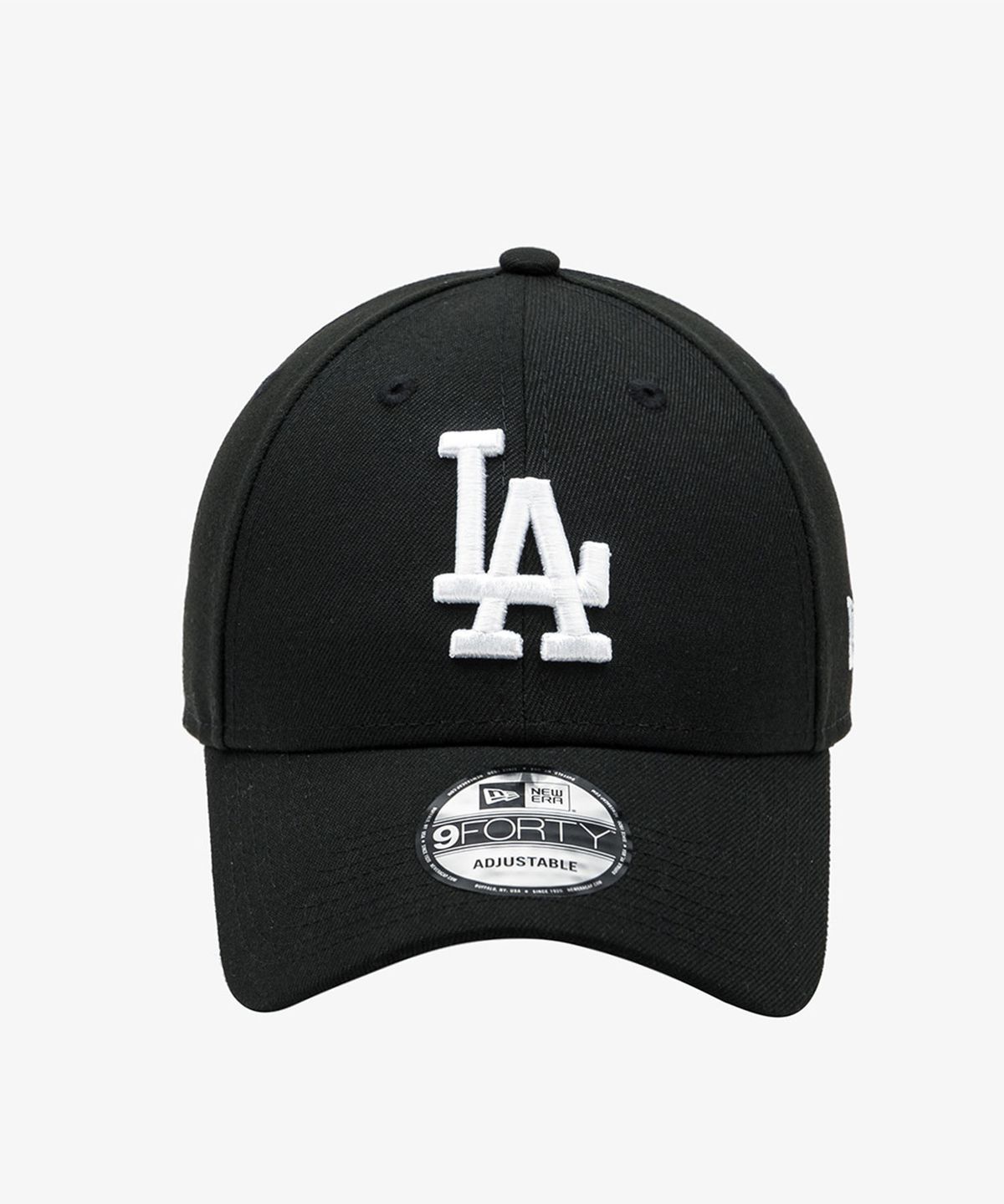 뉴에라(NEW ERA) MLB 화이트 온 블랙 LA 다저스 볼캡 블랙