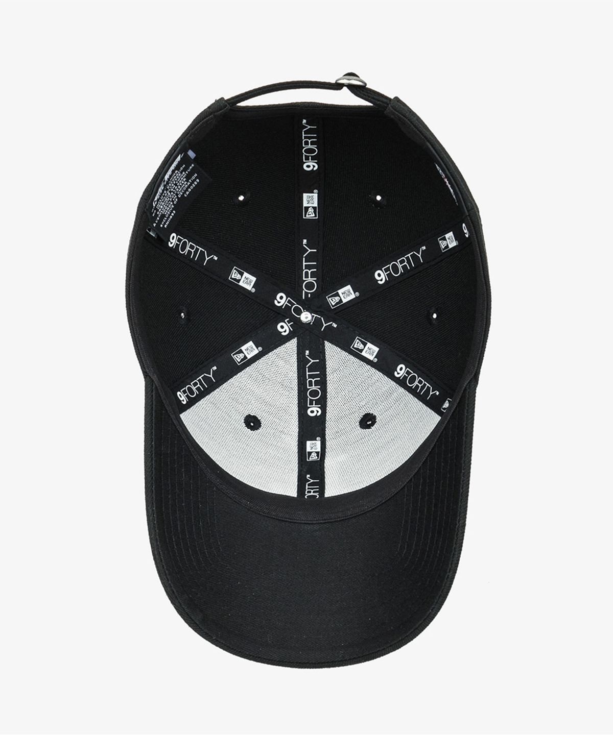 뉴에라(NEW ERA) MLB 화이트 온 블랙 LA 다저스 볼캡 블랙