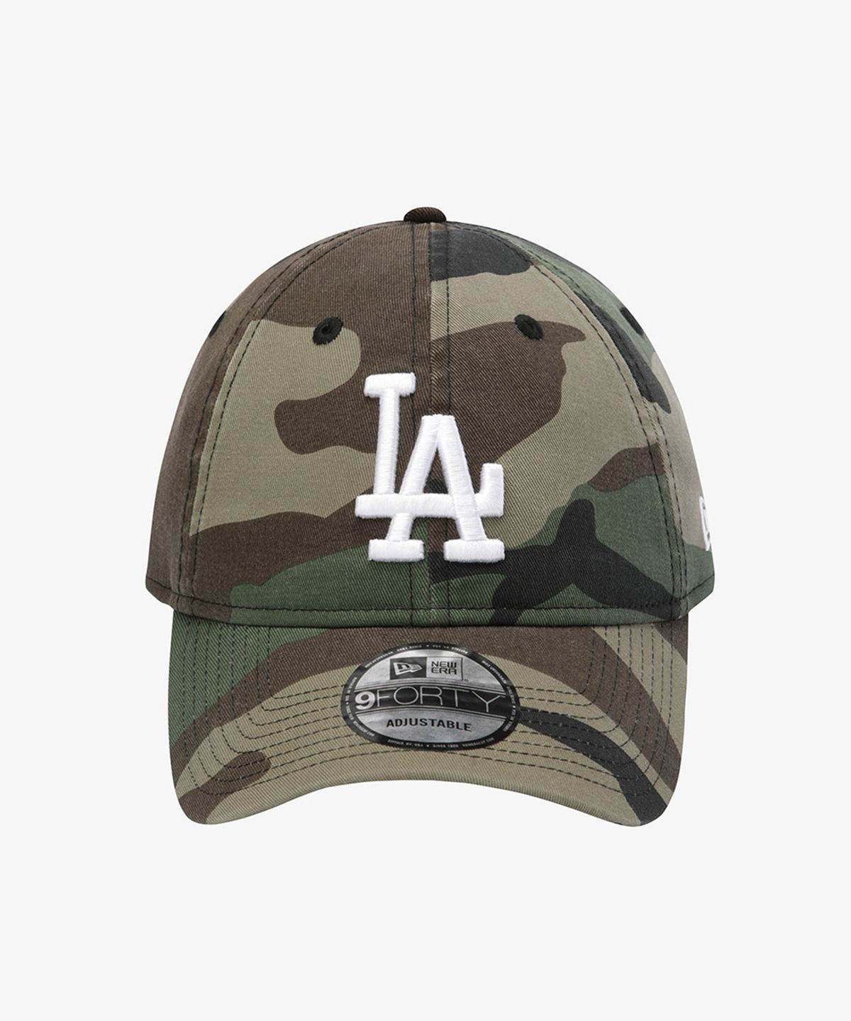 뉴에라(NEW ERA) MLB LA 다저스 베이직 언스트럭쳐 볼캡 우드랜드