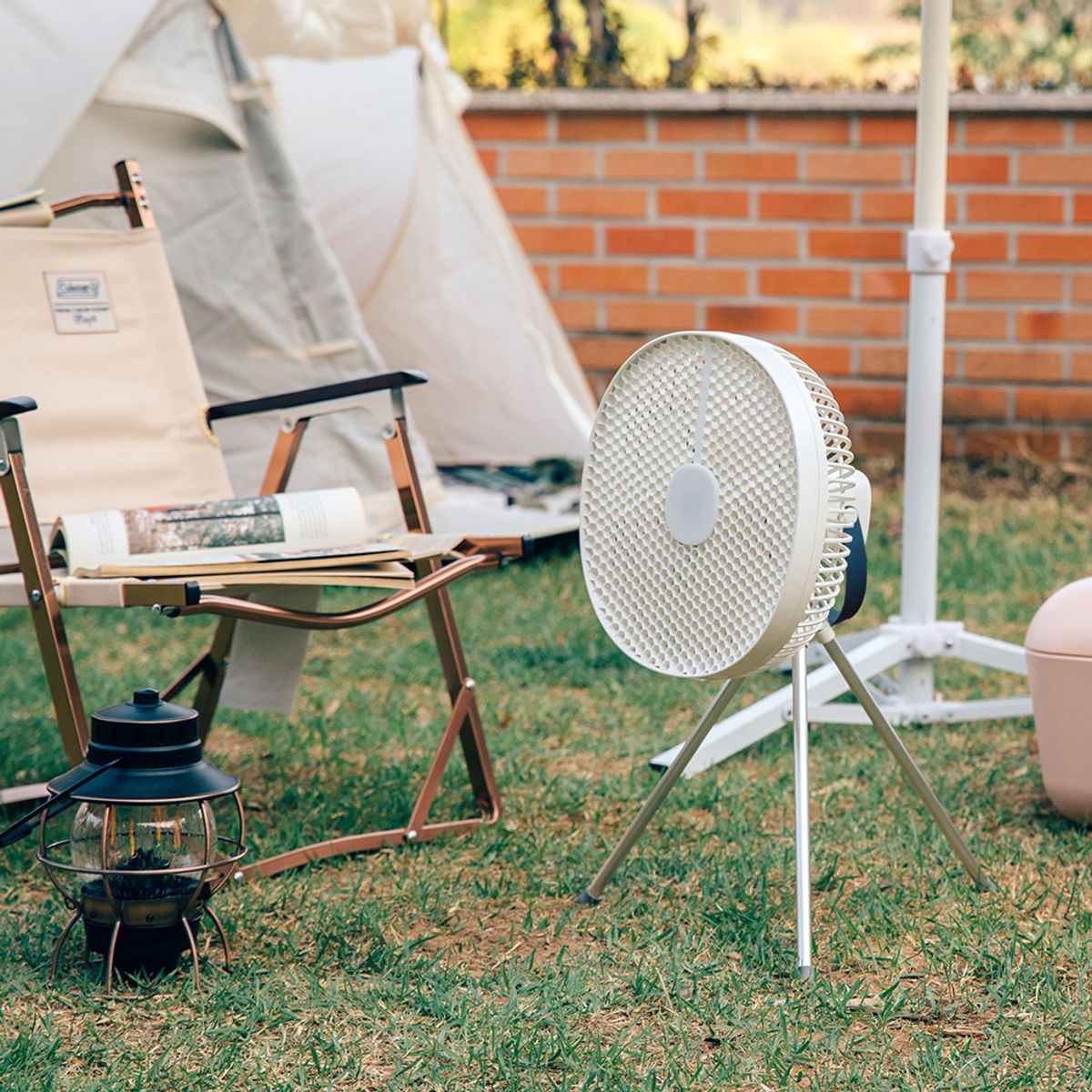 쿨린(COOLEAN) BLDC 캠핑 허니콤 무선 타프 팬 선풍기 CL-009