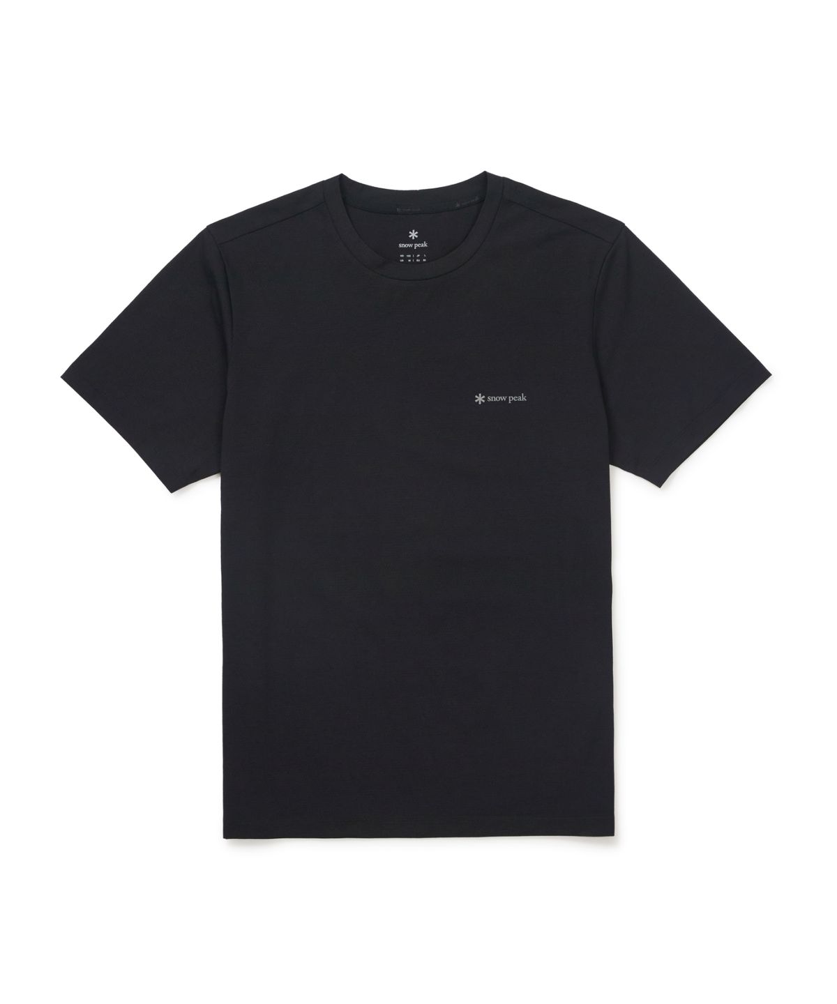 스노우피크 어패럴(SNOWPEAK APPAREL) 퀵드라이 에어홀 베이직 반팔 티셔츠 (S26MMTTS58) Dark Charcoal