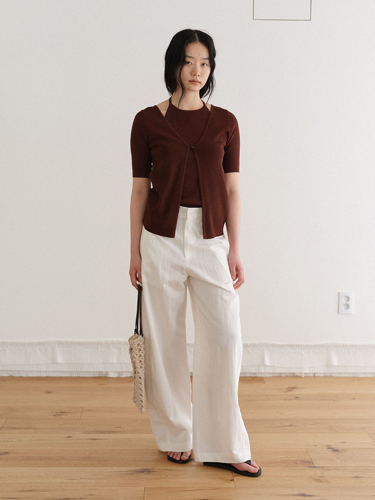 헌치(HUNCH) Curved Slim Pants (2color)