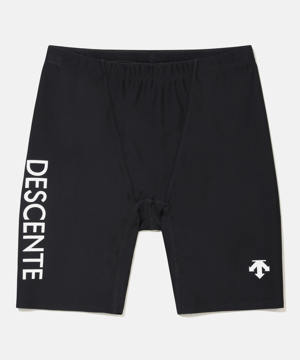 데상트(DESCENTE) 영애슬릿 워딩 5부 수영복 블랙 SR22JEKL52