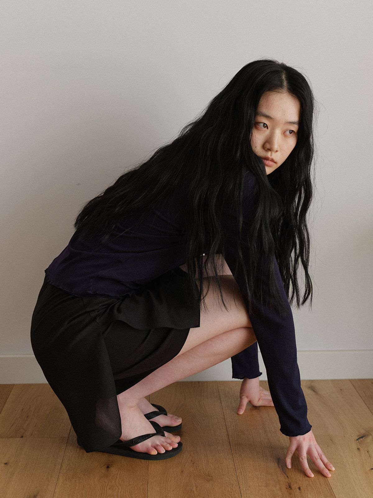 헌치(HUNCH) Minimal Layered Skirt