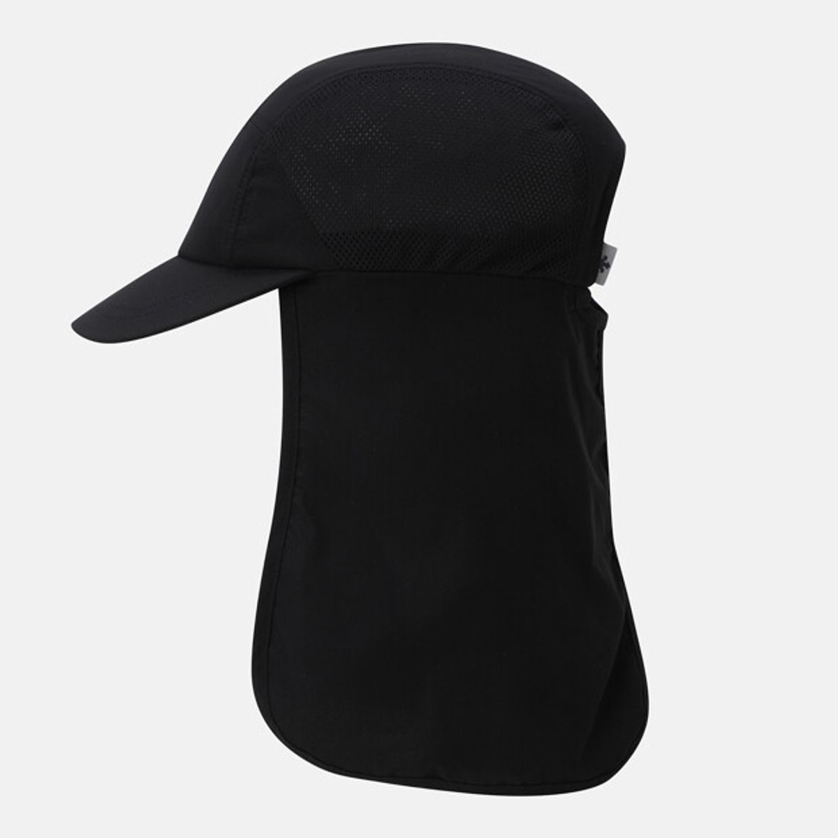 데상트(DESCENTE) 러닝 일체형 차양캡 블랙 SR123RCP30