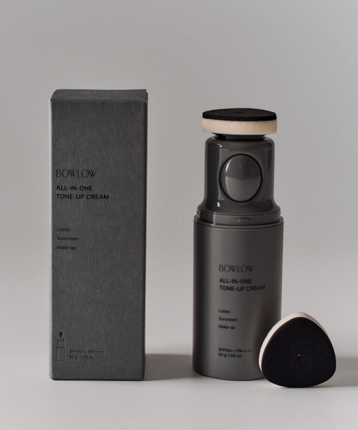 바우로 코스메틱(BOWLOW) [남자 기본관리 세트] 올인원 톤업크림 30g + 퍼스널 3IN1 아이브로우 웜그레이 0.65g