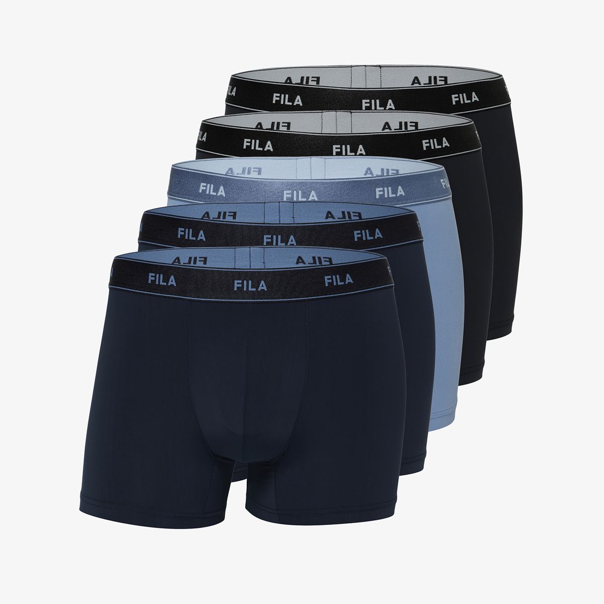 휠라언더웨어(FILA UNDERWEAR) 쿨웨이브 남성 드로즈 5PACK (블루)(FI261DR01M012452)