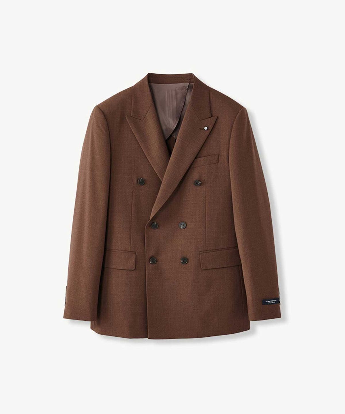에스티코(STCO) [여름]WOOL 42% 스트레치 더블브레스티드 자켓_브라운 (클래식핏)_SSJVB64DSH