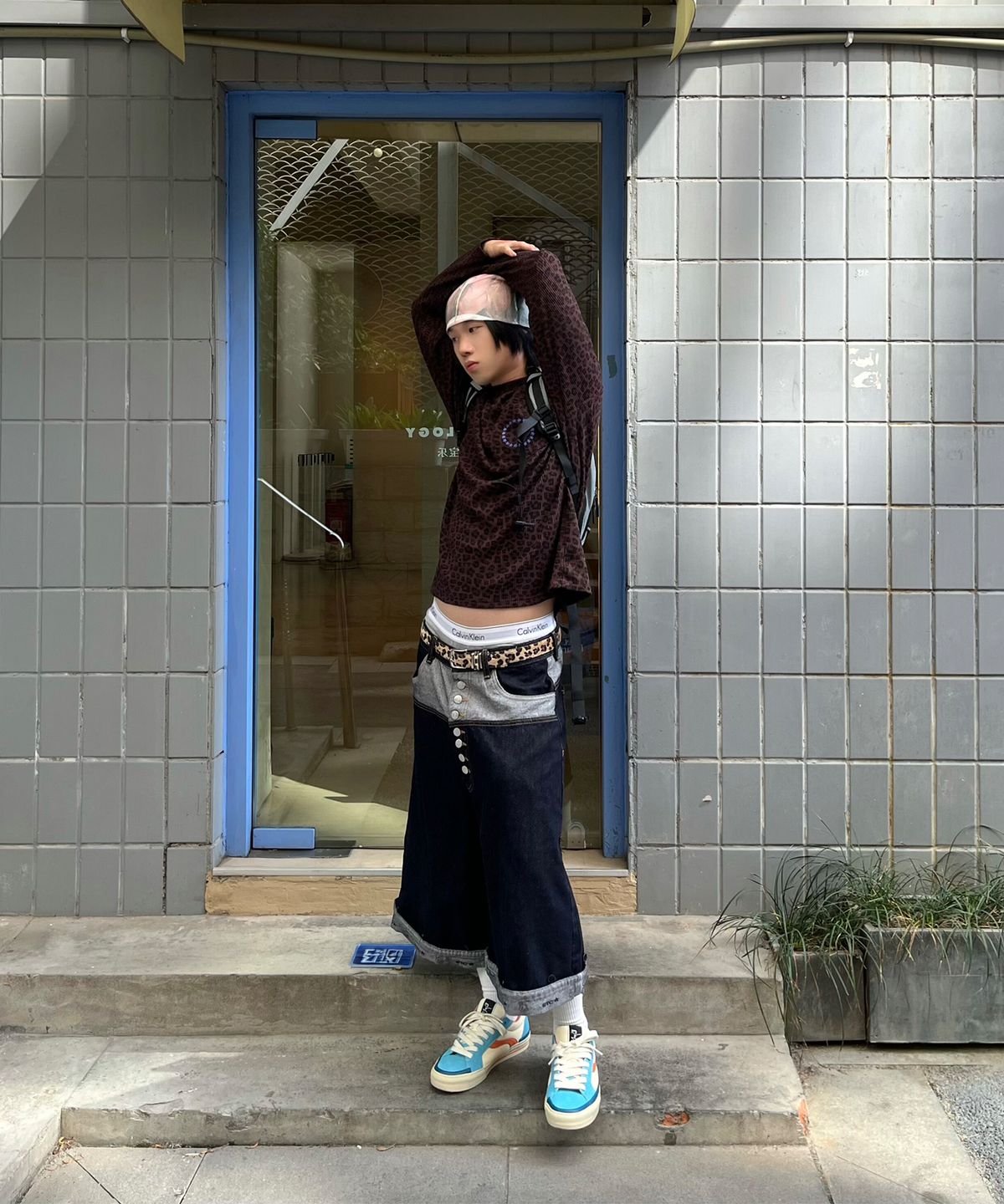 스팁(STEEPC) Friday*인디고 데님 버뮤다 팬츠