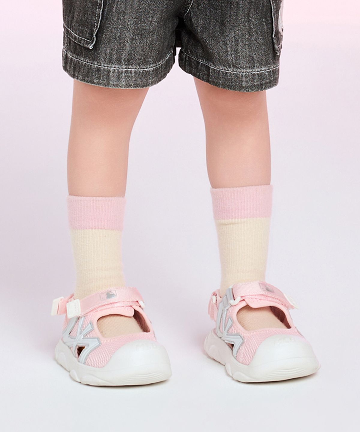 엠엘비 키즈(MLB KIDS) 에이스 러너 샌들 베이비 NY (L.Pink)