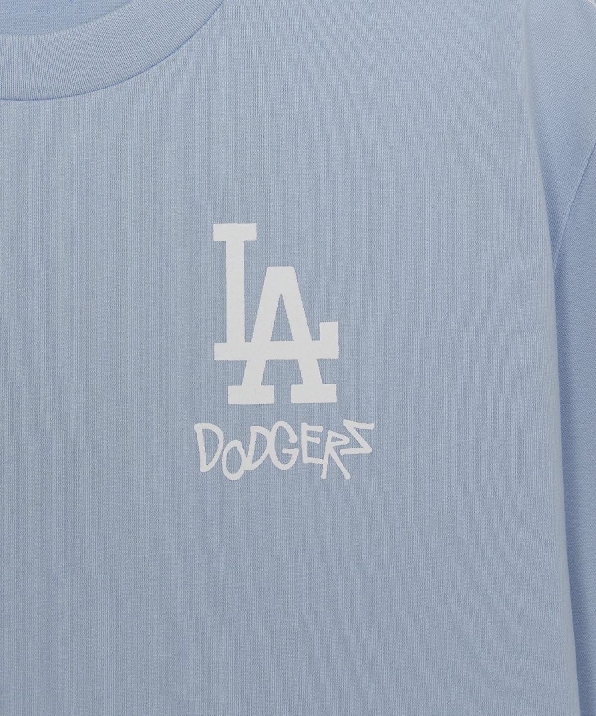 엠엘비 키즈(MLB KIDS) 스트릿 베어 아트웍 티셔츠 LA (Mg. Sky Blue)