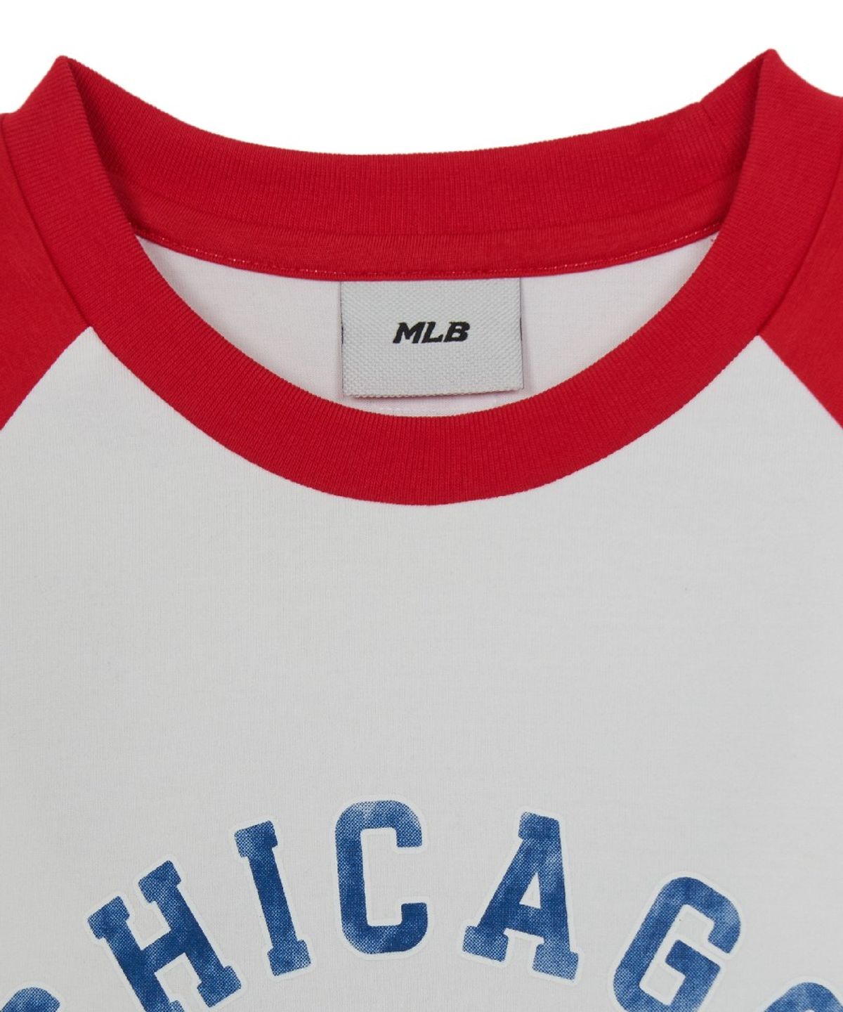 엠엘비 키즈(MLB KIDS) 스포티브 마스코트 배색 래글런 티셔츠 CHC (L.Red)