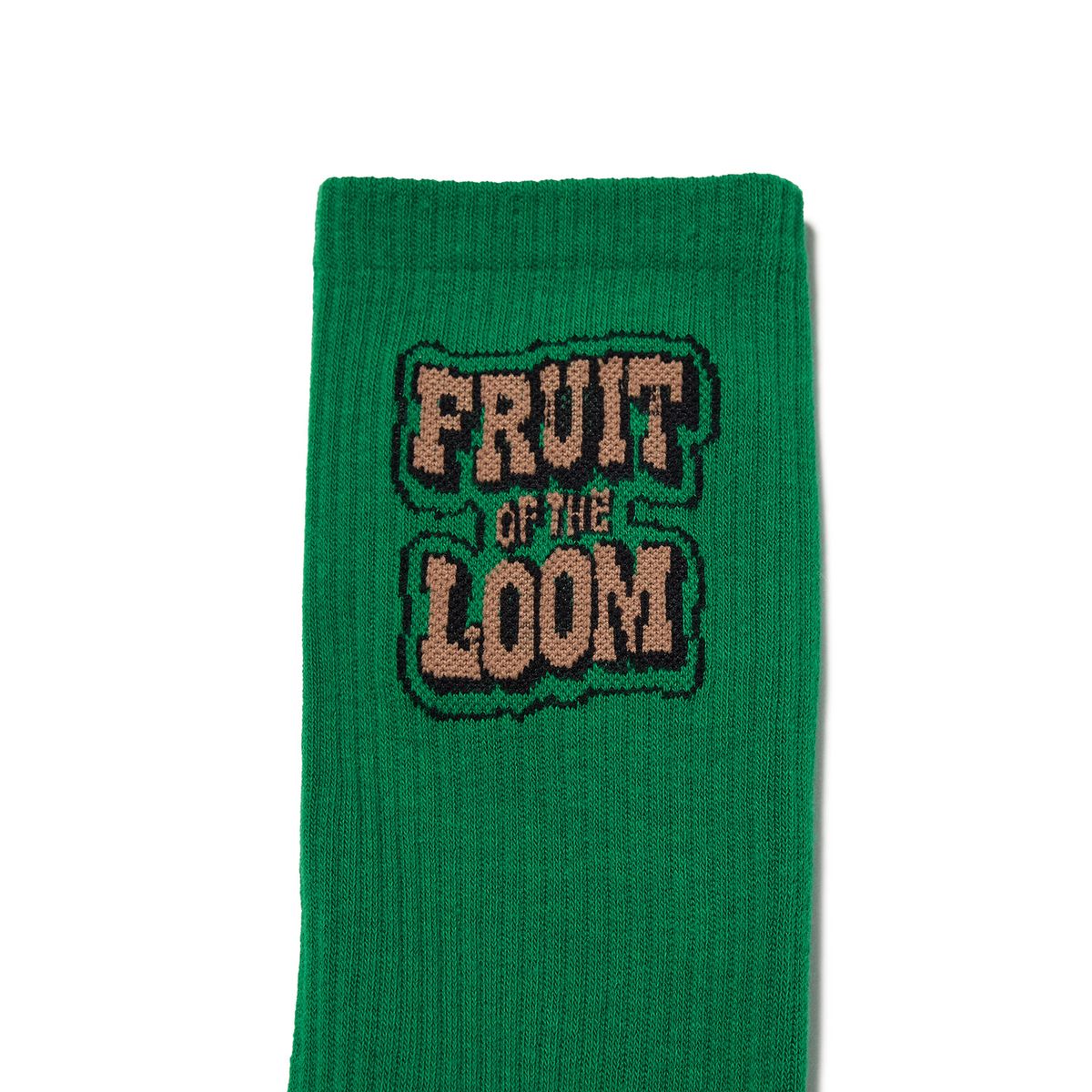 프룻오브더룸(FRUIT OF THE LOOM) 웨이브 로고 크루삭스(그린)