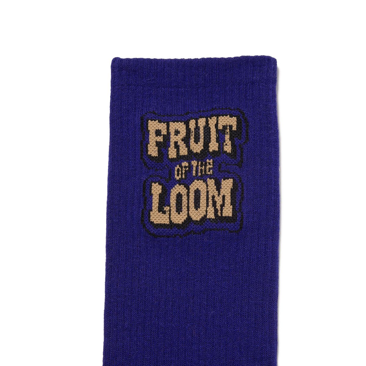 프룻오브더룸(FRUIT OF THE LOOM) 웨이브 로고 크루삭스(네이비)