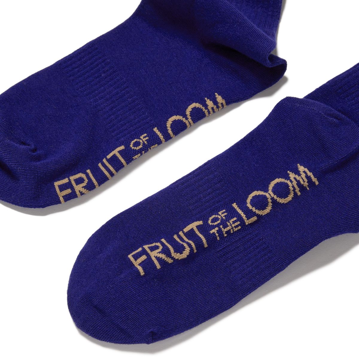 프룻오브더룸(FRUIT OF THE LOOM) 웨이브 로고 크루삭스(네이비)