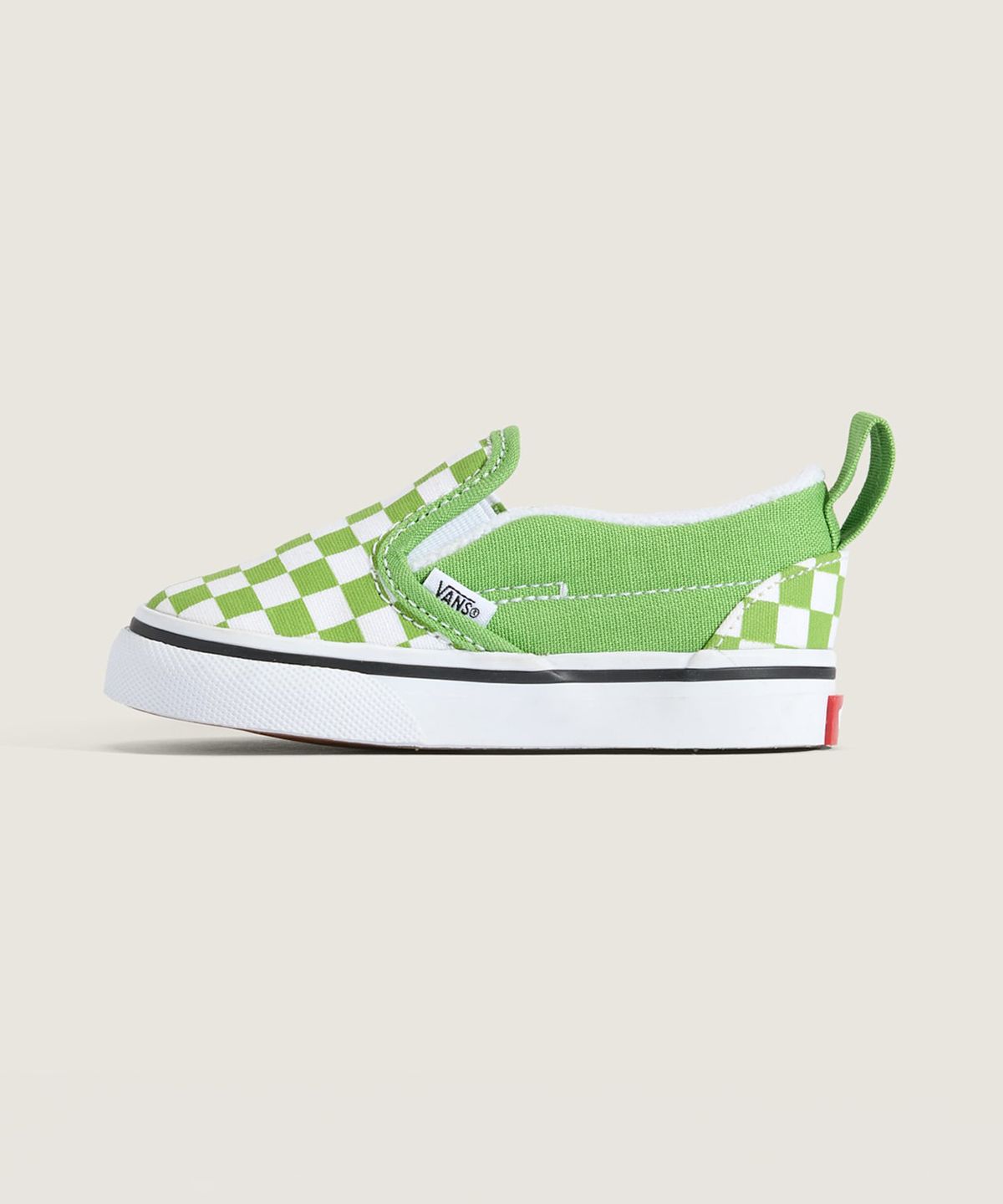 반스 키즈(VANS KIDS) 슬립온 V 토들러 - 컬러 띠어리 체커보드 / VN000D0SFPB1