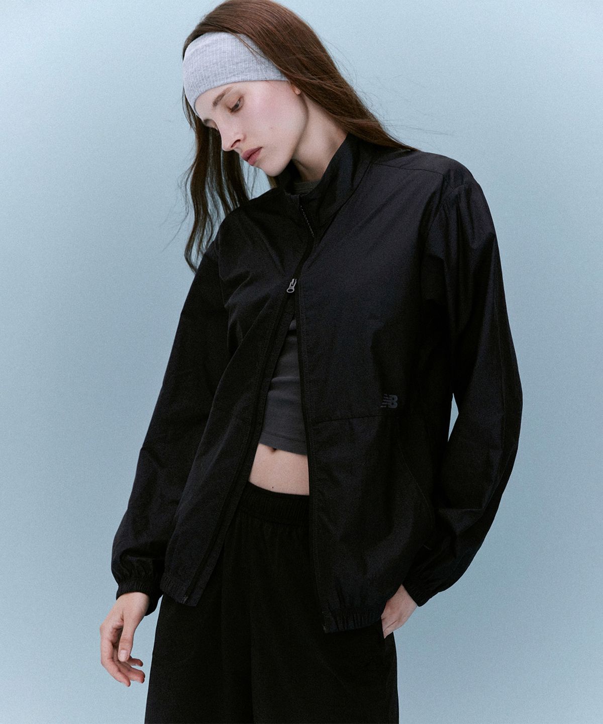 뉴발란스(NEW BALANCE) NBNAGCA023 / UNI 초경량 아우터 점퍼 (BLACK)