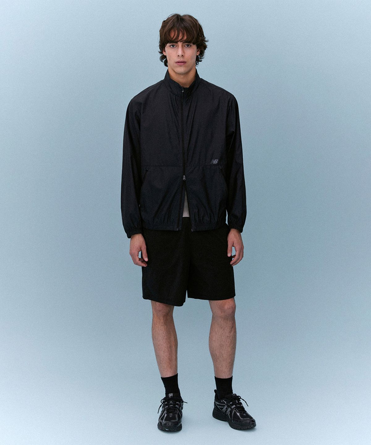 뉴발란스(NEW BALANCE) NBNAGCA023 / UNI 초경량 아우터 점퍼 (BLACK)